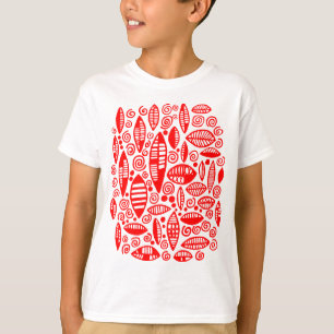 Abstract 100813 - Red T-Shirt