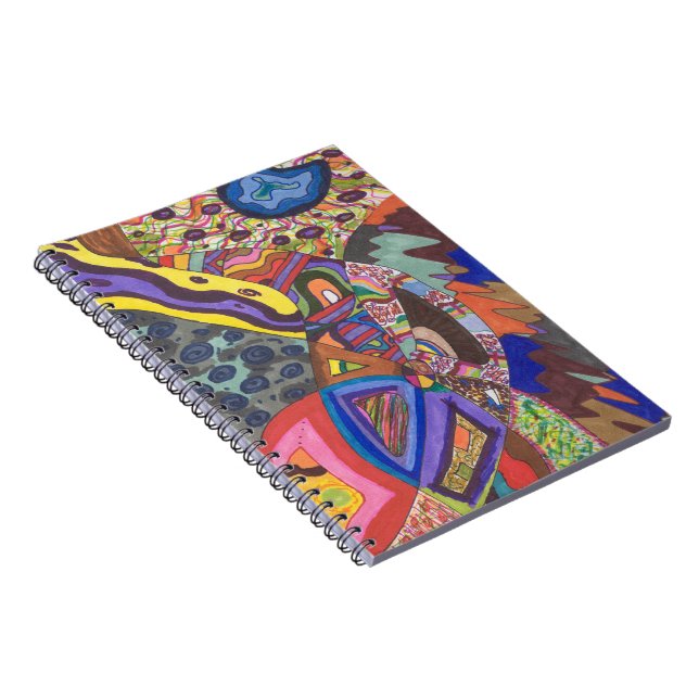 Abstract 109, original fine art notebook (Right Side)