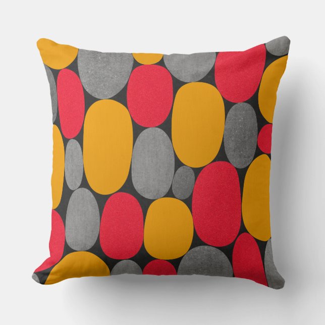 Abstract 110615 throw pillow (Front)