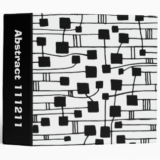 Abstract 111211 - Black and White (2in) Binder