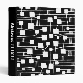 Abstract 111211 - White on Black (2in) Binder