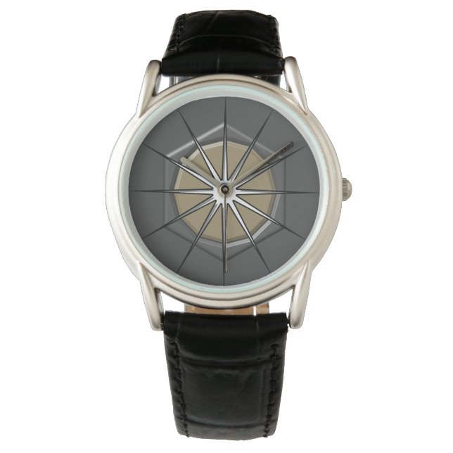 Abstract 12 point with 3d effect  watch (Front)