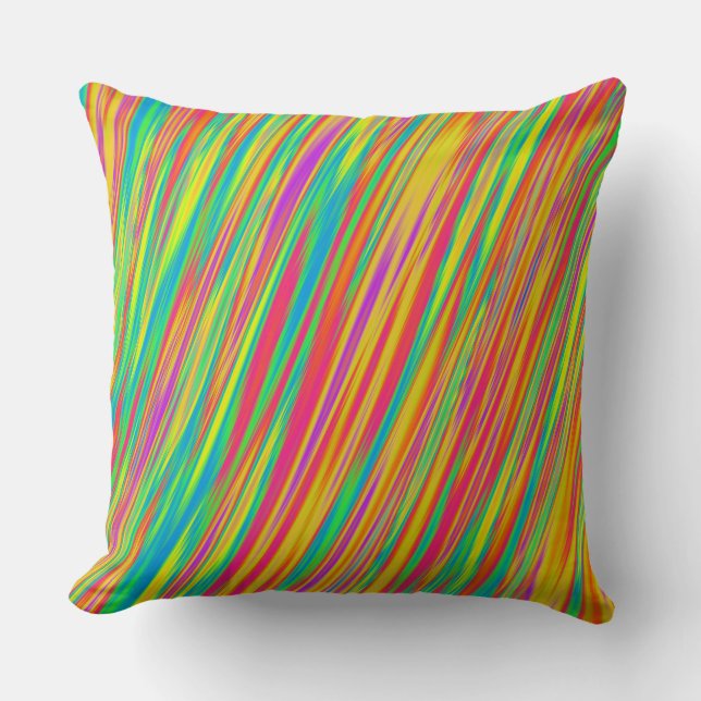 Abstract 130716(09) throw pillow (Front)