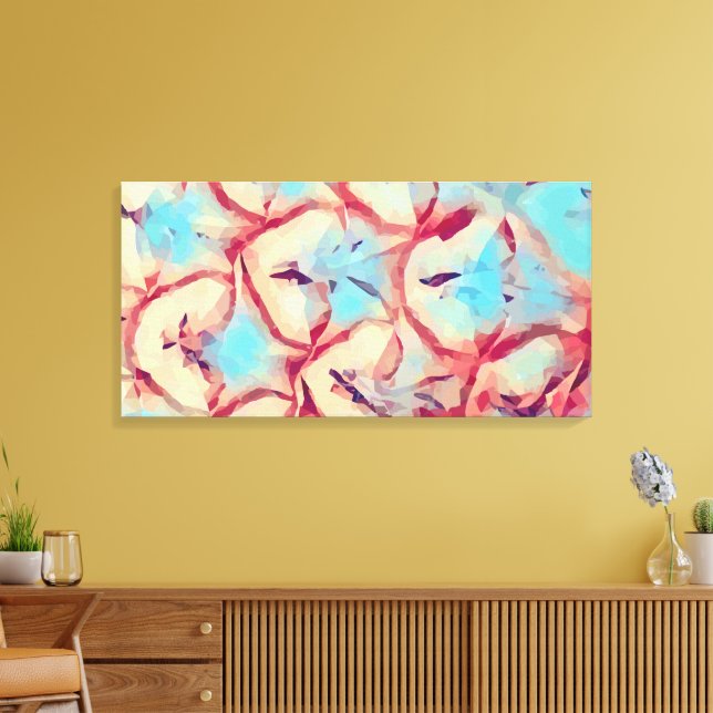Abstract 14052 canvas print (Insitu(LivingRoom))