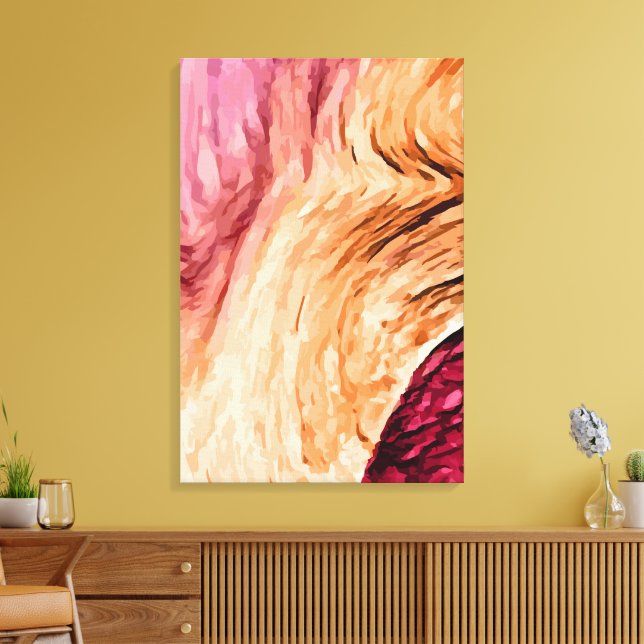 Abstract 14651 canvas print (Insitu(LivingRoom))