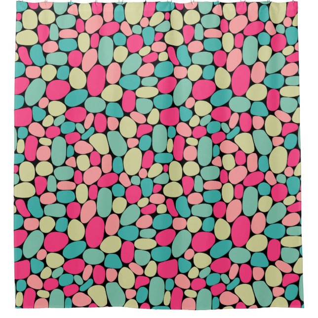 Abstract 160417 - Colours on Black (Front)