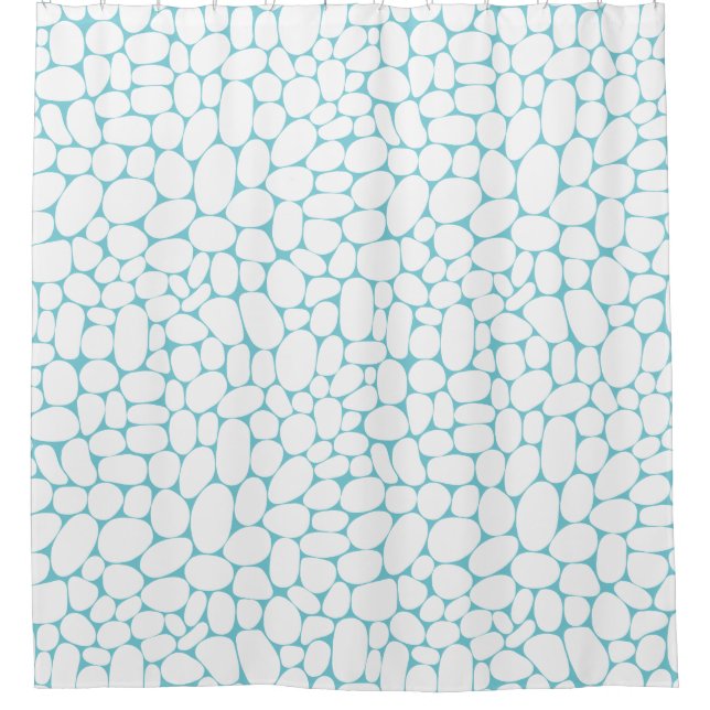 Abstract 160417 - White on #76ccd7 (Front)