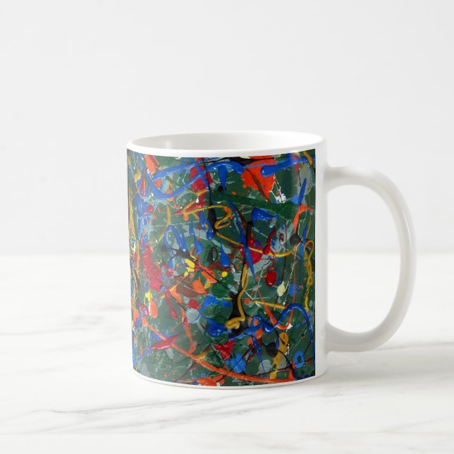 Abstract #17 coffee mug (Right)
