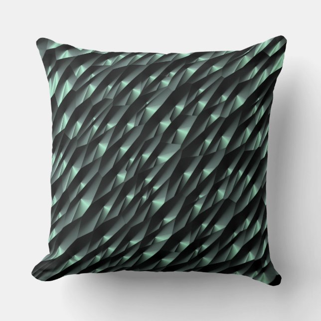 Abstract 190716(04) throw pillow (Front)