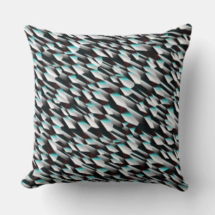 Abstract 190716(06) throw pillow