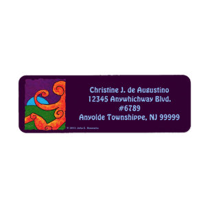 Abstract 1-6-10 Return Address Label