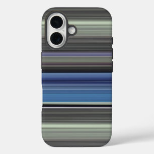 Abstract #1: Blue and grey iPhone 16 Case