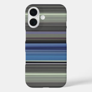 Abstract #1: Blue and grey iPhone 16 Case