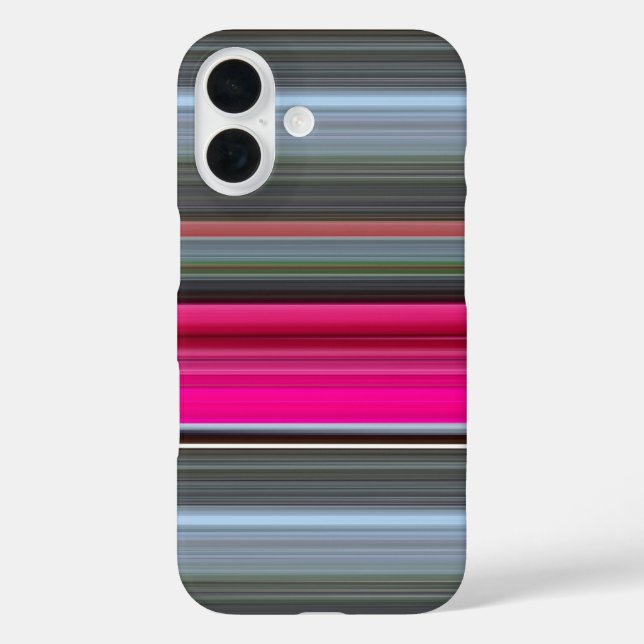Abstract #1: Cerise and gray Case-Mate iPhone Case (Back)