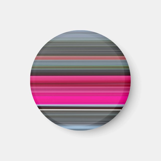 Abstract #1: Cerise and gray Magnet (Front)