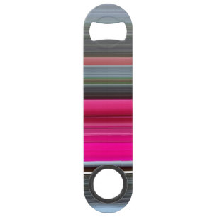 Abstract #1: Cerise and grey Bar Key