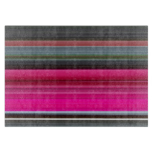 Abstract #1: Cerise and grey Cutting Board
