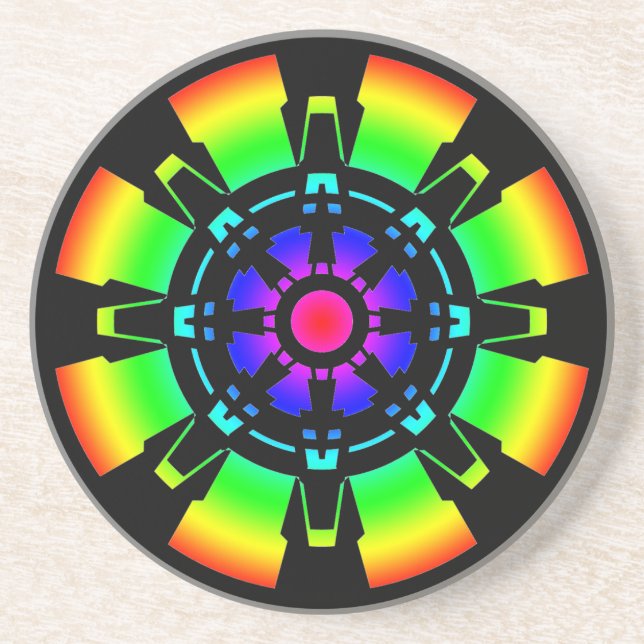 Abstract 1 coaster (Front)