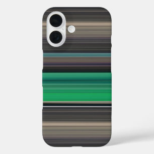 Abstract #1: Green and grey iPhone 16 Case