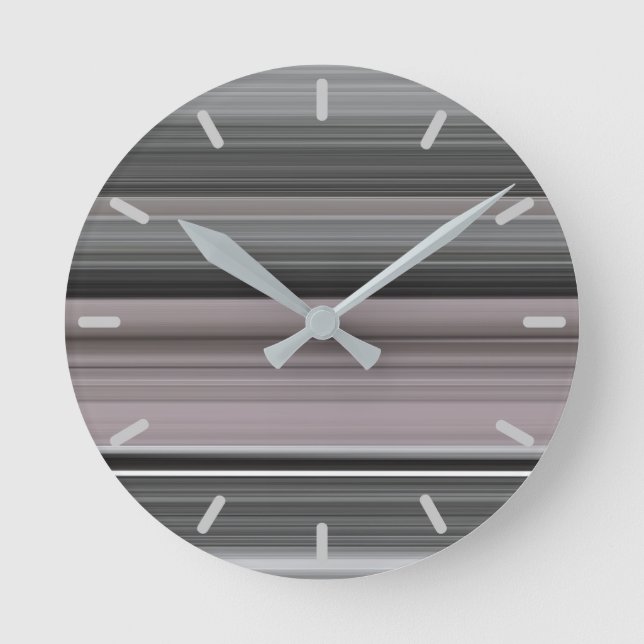 Abstract #1: Grey Round Clock (Front)