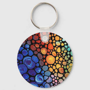 abstract-1 keychain
