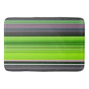 Abstract #1: Lime and gray Bath Mat