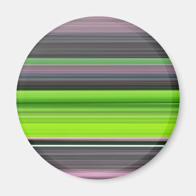Abstract #1: Lime and grey Magnet (Front)