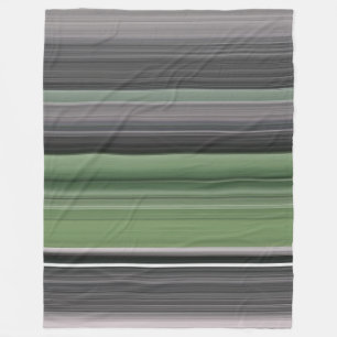 Abstract #1: Olive green and grey Fleece Blanket