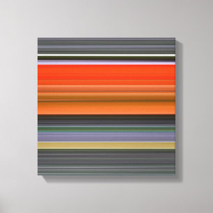 Abstract #1: Orange and grey Canvas Print