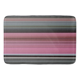 Abstract #1: Pink and gray Bath Mat