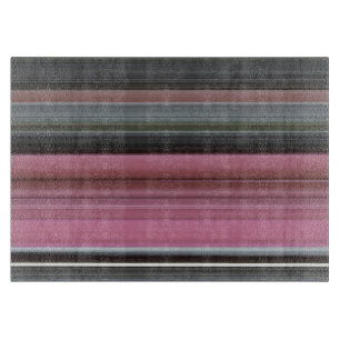 Abstract #1: Pink and gray Cutting Board