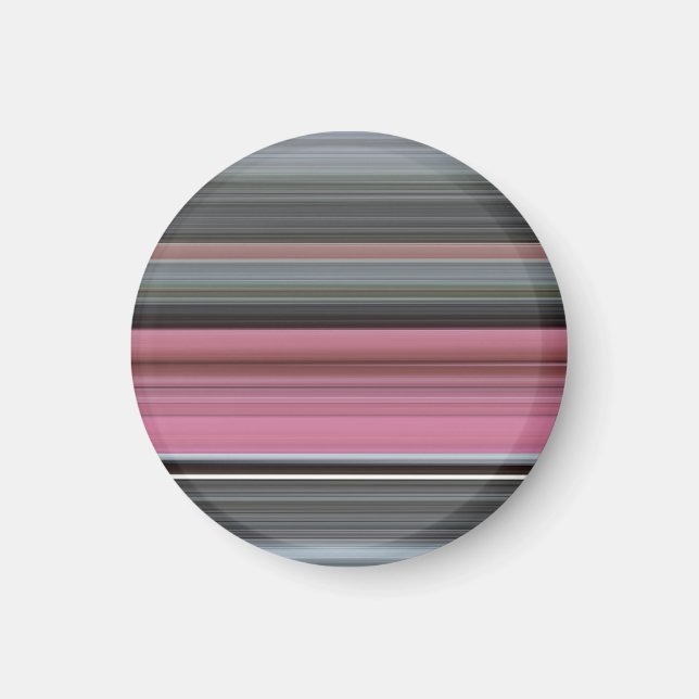 Abstract #1: Pink and grey Magnet (Front)