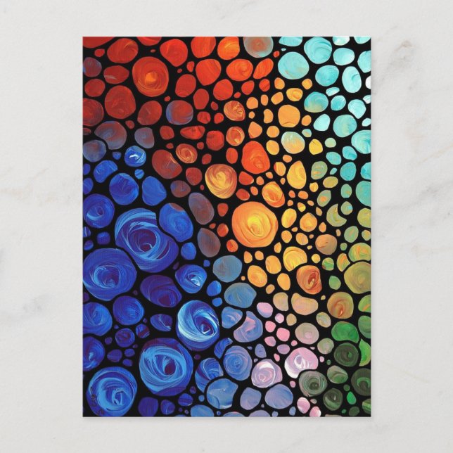 abstract-1 postcard (Front)