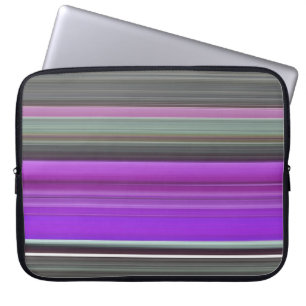 Abstract #1: Purple and grey Laptop Sleeve