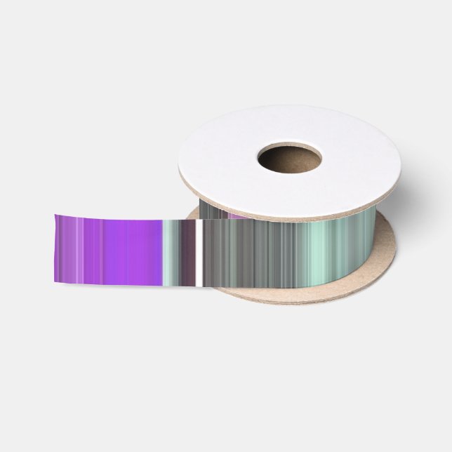 Abstract #1: Purple and grey Satin Ribbon (Spool)