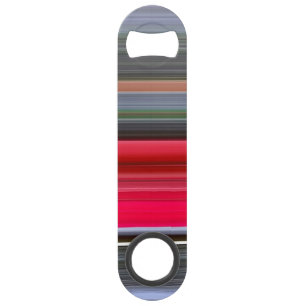Abstract #1: Red and Grey Speed Bottle Opener