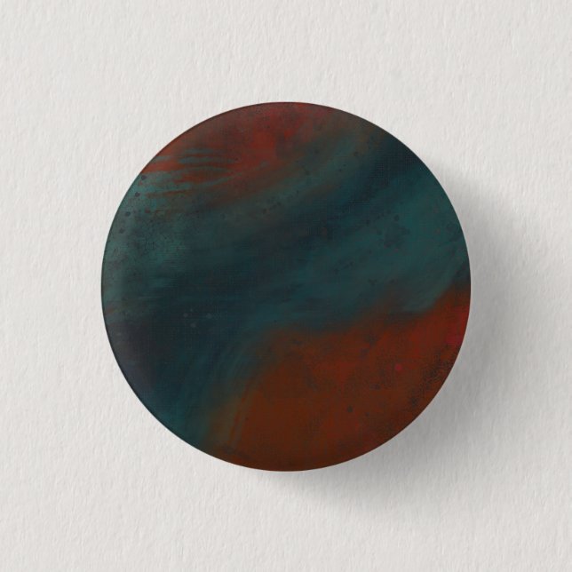 Abstract 1: reds and blues 1 inch round button (Front)