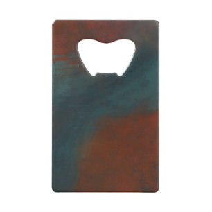 Abstract 1: reds and blues credit card bottle opener