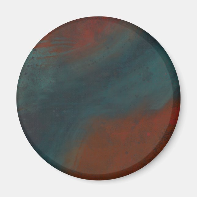 Abstract 1: reds and blues magnet (Front)