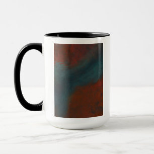 Abstract 1: reds and blues mug