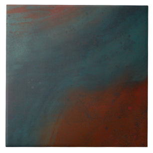 Abstract 1: reds and blues tile