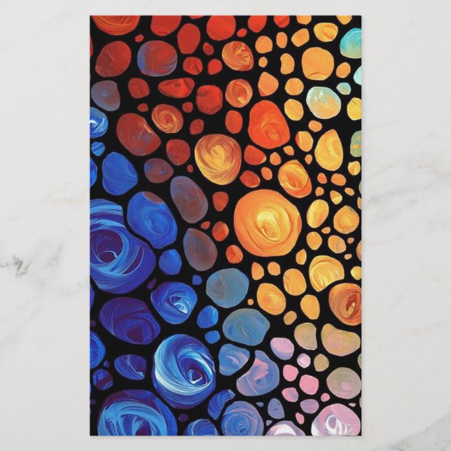 abstract-1 stationery (Front)