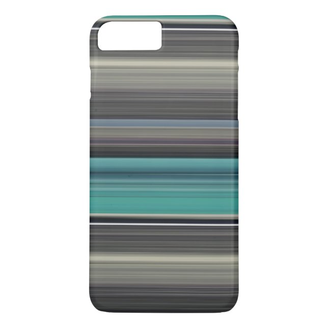 Abstract #1: Teal and gray Case-Mate iPhone Case (Back)