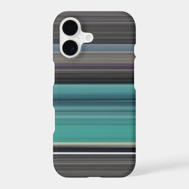 Abstract #1: Teal and grey (Verso)