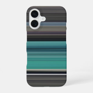 Abstract #1: Teal and grey Case-Mate iPhone Case