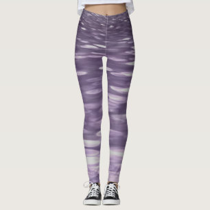 Abstract #1: Ultra Violet Shimmer Leggings