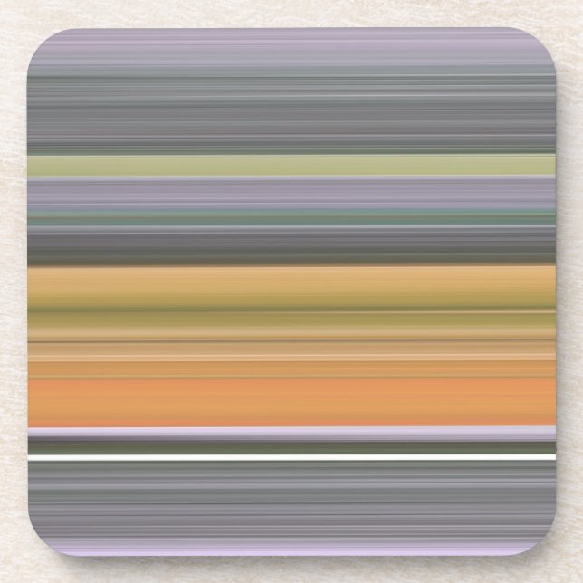 Abstract #1: Yellow and gray Coaster (Front)