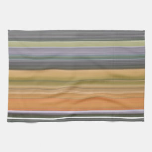 Abstract #1: Yellow and grey Kitchen Towel