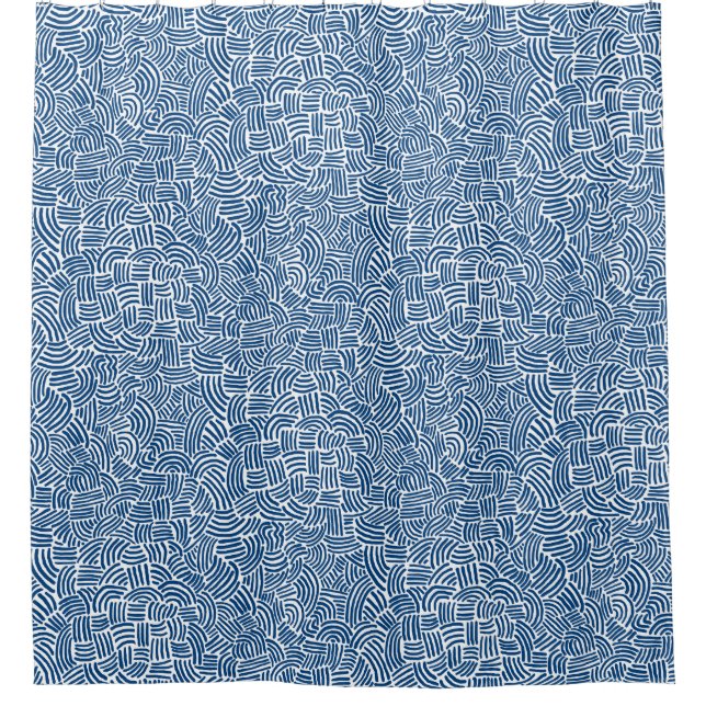 Abstract 200923 - Shibori Blue on White (Front)