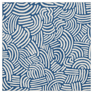 Abstract 200923 - White on Shibori Fabric